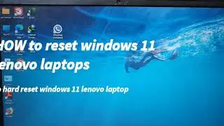 HOW TO HARD RESET LENOVO LAPTOP WINDOWS 11/REFORMAT OR RESET install  WINDOWS 11 LWNOVO LAPTOP