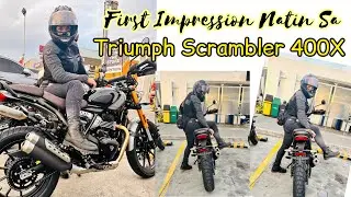 First Impression Video Natin Sa Triumph Scrambler 400X