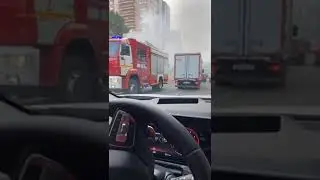 В Иркутске загорелся трамвай