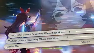 Amber with MAX SENSITIVITY AND MOTION BLUR