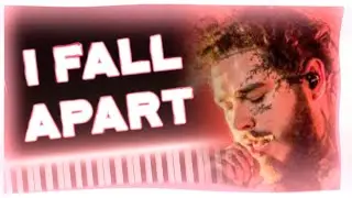 Post Malone - I Fall Apart (Piano Tutorial + Sheet Music)