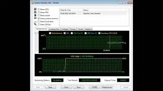 стресс тест AIDA64 Patriot Signature Line PSD34G133381 4 ГБ