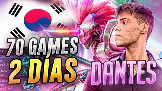 DANTES CONSIGUE DIAMANTE 2 EN COREA (72% WR) EN 2 DÍAS ¿WTF?? 😨 *TOP #1 HECARIM EN EL MUNDO*