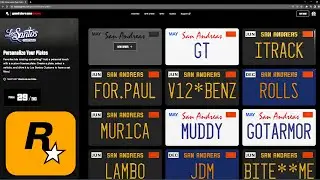 GTA 5 - NEW Custom LICENSE PLATE Creator is Live! (Custom Plates Guide)
