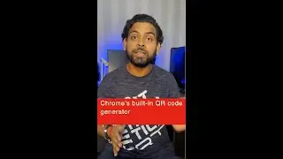Chrome’s built-in QR code creator