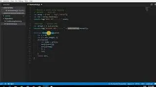 Algorithms-1- Reverse a array Without using API