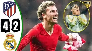 Атлетико Мадрид 4-2 Реал Мадрид - все голы и лучшие моменты матча