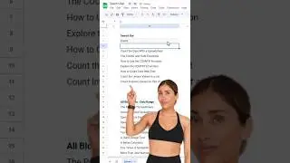 🔎 Search Bar in Google Sheets | 
