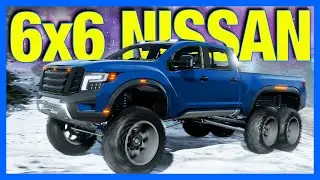 Snowrunner : Nissan Titan 6x6 Customization!! (Snowrunner Canada)