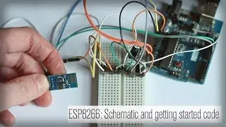 Arduino Wifi - ESP8266: Schematic and Getting Started Code