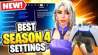BEST Controller Settings And Sensitivity for Fortnite Season 4 (PS4/PS5/XBOX/PC)