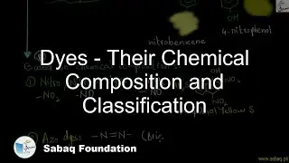 Dyes - Their Chemical Composition and Classification, Chemistry Lecture | Sabaq.pk