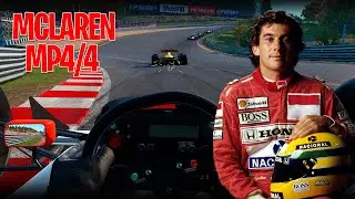 FÓRMULA 1 - PILOTEI A MCLAREN MP4/4 DO AYRTON SENNA