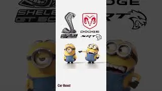 Shelby Mustang Gt500 VS Dodge hellcat SRT minion styl