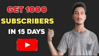 How To Get First 1000 Subscriber On Youtube | 2021 Trick | How To Get 1k Subscriber On Youtube