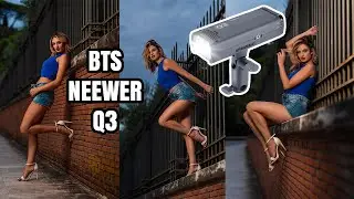 BTS Outdoor Photoshoot with NEEWER Q3 Off Camera Flash #neewer