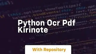 python ocr pdf kirinote