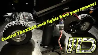 How to control TRAXXAS TRX4 rock lights from your Transmitter! Link to switch in description!