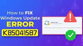 Windows Update KB5041587 Failure ✔️ Fix Error Code 0x800F0922