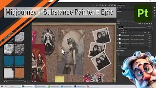 Watch what Happens when Substance Painter and Midjourney Team Up... EPIC!