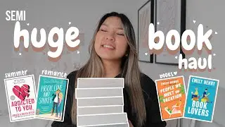 semi-huge book haul 🌻💛 summer romance books
