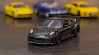 Black Porsche 911 GT2 RS diecast model car