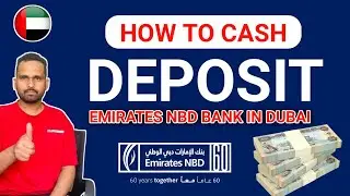 How to cash deposit Emirates NBD BANK with new Emirates ID in UAE 2024