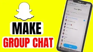 How to make Group chat on snapchat
