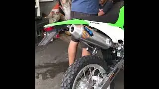 Как работает 4t Kawasaki KLX 230 🏍️🔥 Звук 🔉💪🏽 Sound Kawasaki KLX 230 🎀🔥