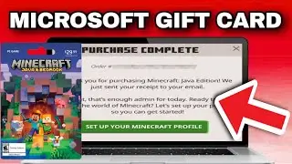 HOW TO BUY MINECRAFT JAVA EDITION WITH A MICROSOFT GIFT CARD 2024!