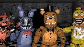 [FNAF] THE WITHERED ANIMATRONICS BEATS UP THE TOYS!!!