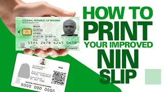 How To Print Your Improveed NIN Slip  | COMPLETE GUIDE Tutorial