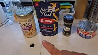 Solo Date Night: Pasta Alfredo with chicken in the electric lunch box.