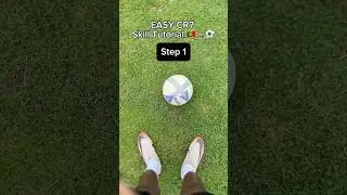 EASY CR7 Skill Tutorial 🇵🇹🐐⚽️ #football #shorts