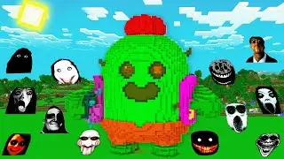SURVIVAL SPIKE BASE JEFF THE KILLER and SCARY NEXTBOTS in Minecraft - Gameplay - Coffin Meme