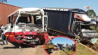 AJALI MBIMBA MBOZI, COASTER USO KWA USO NA FUSO, ABIRIA WAJERUHIWA