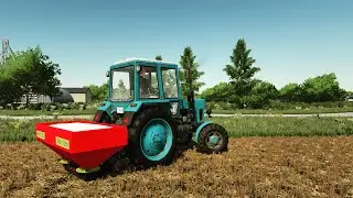 Farming Simulator 22 / Разбрасывание извести.