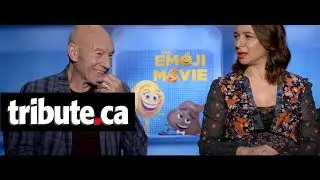 Patrick Stewart & Maya Rudolph - The Emoji Movie Interview