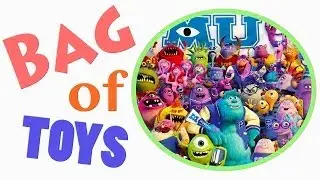 Bag of Toys, Monsters University,Mike Wazowski,Sulley, Randy Boggs,Scott 