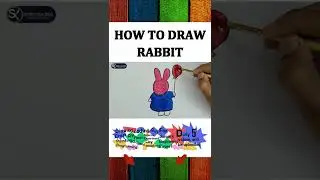 How to draw Rabbit || schoolx360 