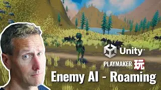 3rd Person in Unity and Playmaker - Base Enemy AI Roaming