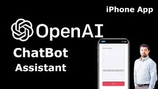Build An AI ChatBot with OpenAI | iPhone App with ChatBot Texts | OpenAI Public APIs | Swift