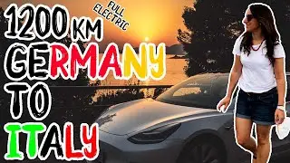 GERMANY to ITALY in a TESLA Model 3 | Southern Italy 2021 Roadtrip part 1