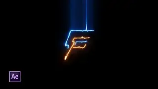 Lighting Logo Reveal in After Effects - After Effects Tutorial - 100% Free Plugin - Free Template