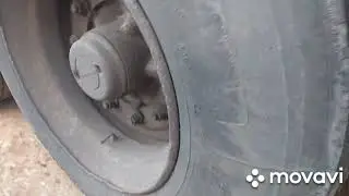 установка 315\80 на прицепной диск.едем в рейс