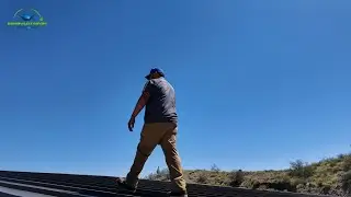 Building Custom Metal Roofs On-Site in the Arizona Wilderness with Tyus