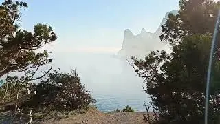 Новый Свет в тумане.. красота неймоверная. Крым