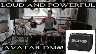 HXW Avatar DM60 LOUD Drum Amplifier! Hybrid drum setup amplification