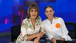 Mariana Rodríguez visita a María Julia en su último día de campaña.