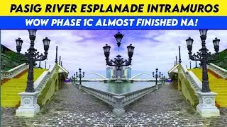 Pasig river Esplanade Intramuros Almost Finished na
